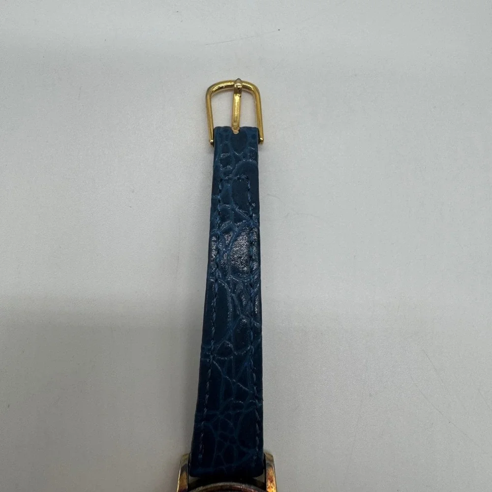 Axcess Gemstone Moon Phase Watch Blue Leather Strap Mother of Pearl parts